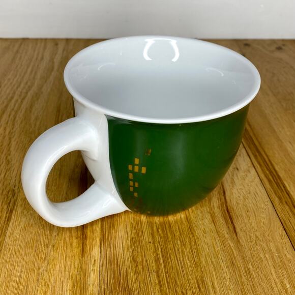 Starbucks Christmas Tree Mug Green 2014 Coffee Cup 14 oz Drinkware - Picture 7 of 11